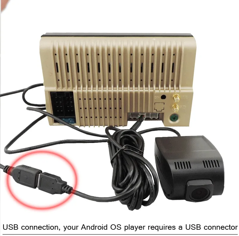 Автомобильная Передняя DVR камера видео рекордер для Android DVD видео плеер USB2.0 видео рекордер DVR камера без экрана