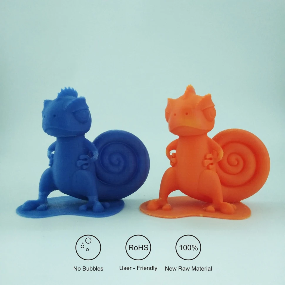 TOPZEAL 3d принтер PLA изменение температуры Цветовая нить, погрешность измерения+/-0,05, катушка 1 кг, 1,75 мм, оранжевый-желтый