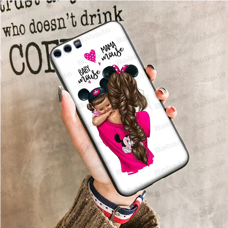 Чехол для телефона Babaite Baby and Mom Girl Queen DIY чехол Huawei Mate10 Lite P20 Pro P10 Plus Honor 9 10 мобильного