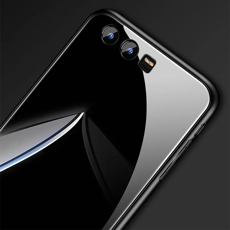 Роскошный стеклянный зеркальный чехол SemgCeKen для huawei p10 lite plus p10plus p10lite, Силиконовый ТПУ 3d Жесткий чехол для телефона