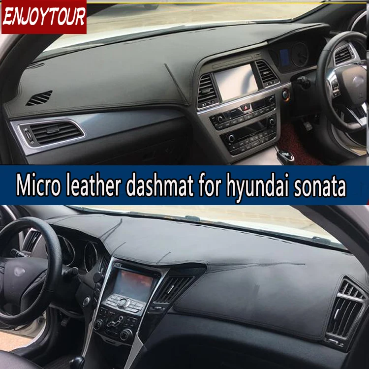 Кожаный коврик для приборной панели Hyundai Sonata I45 2001 2019 2005 2006 2007 2008 2009 2010 2011 2016 2018| |