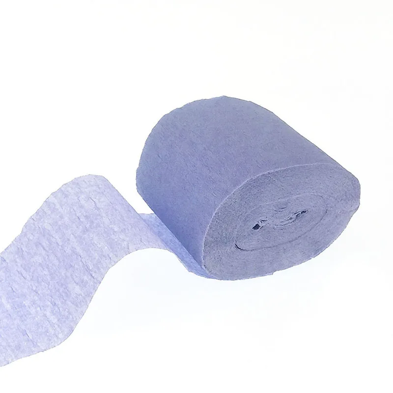 Light Purple 32 фута 10 М длинные узкие ленты из крепированной бумаги фотографии фонов для свадьбы День рождения DIY Бумажная гирлянда Baby Shower вечерние украшения - Цвет: Light Purple