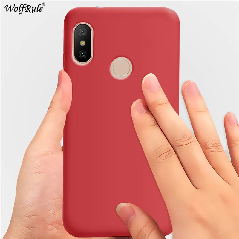 Чехол для Xiaomi Redmi Note 6 Pro чехол матовый Мягкий защитный из ТПУ Pro|Бамперы| |