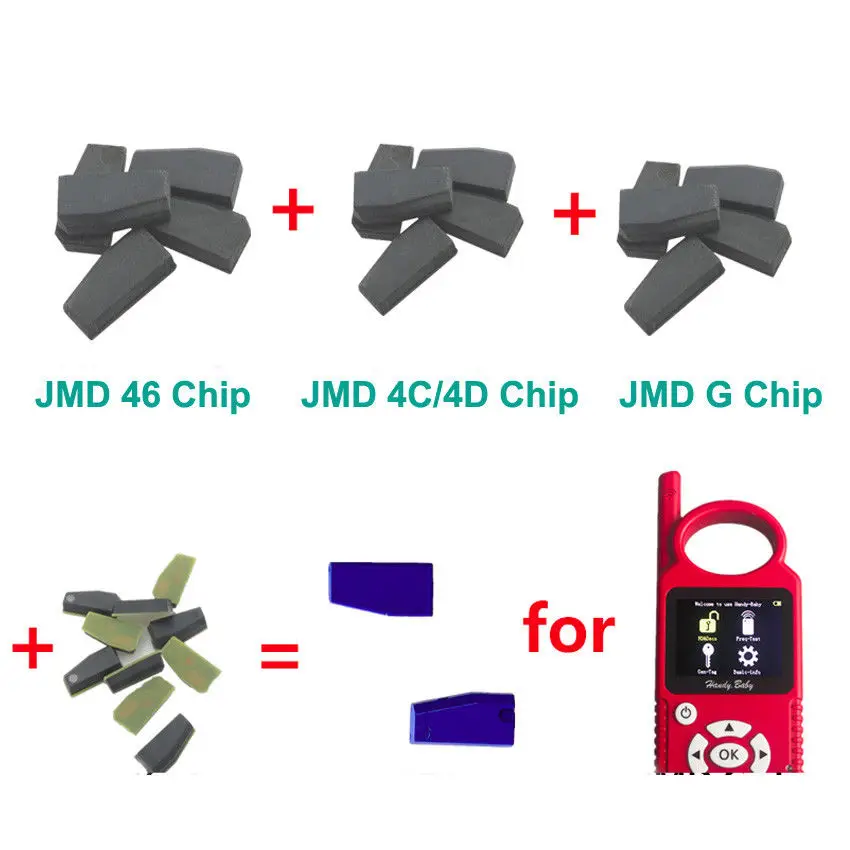 50 шт./лот JMD King Chip JMD удобный детский ключ копировальный аппарат JMD чип для CBAY клон ID46/4C/4D/G неограниченный чип копирования