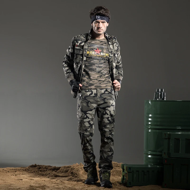 

2017 Fashion Military Tactical Pants Brands Men Winter Track Pants Casual Compression Pants Men Military Pockets Pants Mk-7156B