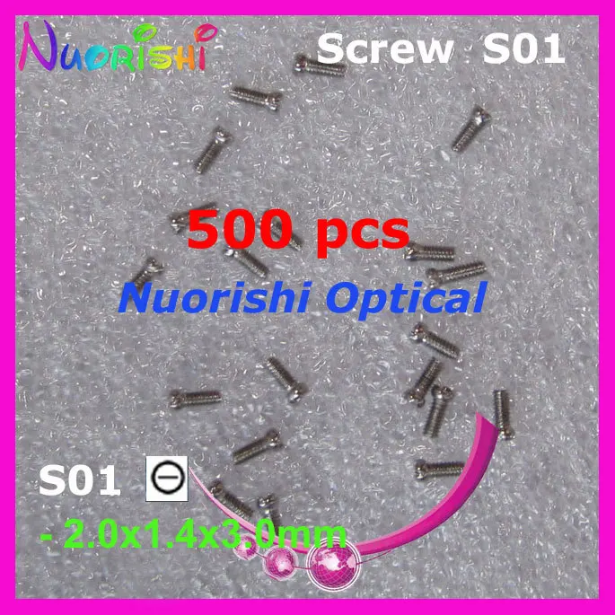 

500 шт., винты для очков S01 2.0X1.4X3.0mm