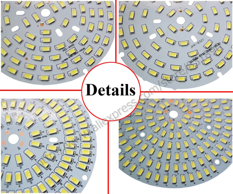 2 комплекта 220 В переменного тока Светодиодная ПП алюминиевая пластина baord SMD5730 30
