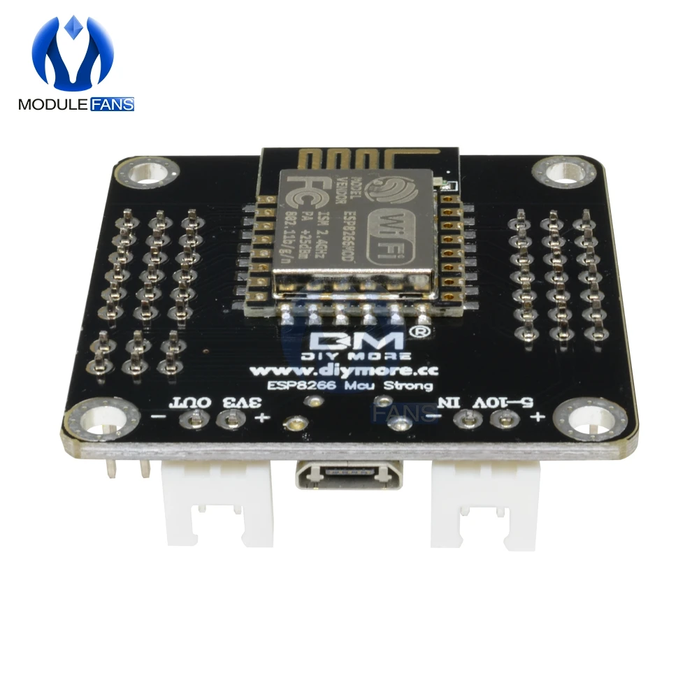 Беспроводная смарт-плата ESP8266 для Arduino NodeMCU Micro USB | Электронные компоненты и