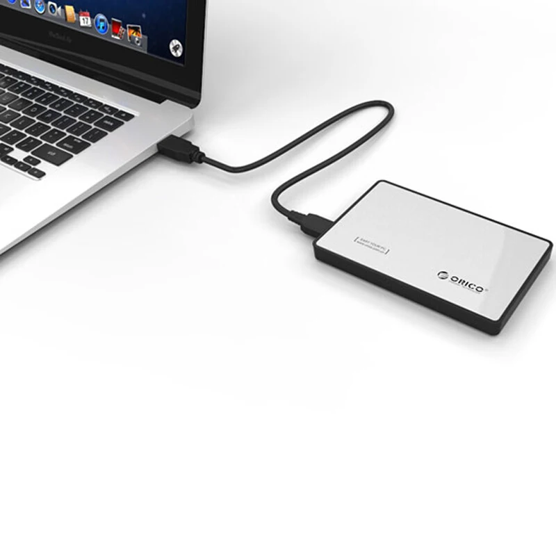 ORICO 2,5 дюймов SATA HDD SSD к USB 3,0 2588US3 Инструмент-Бесплатный внешний корпус/чехол для 9,5 мм и 7 мм(не включает HDD