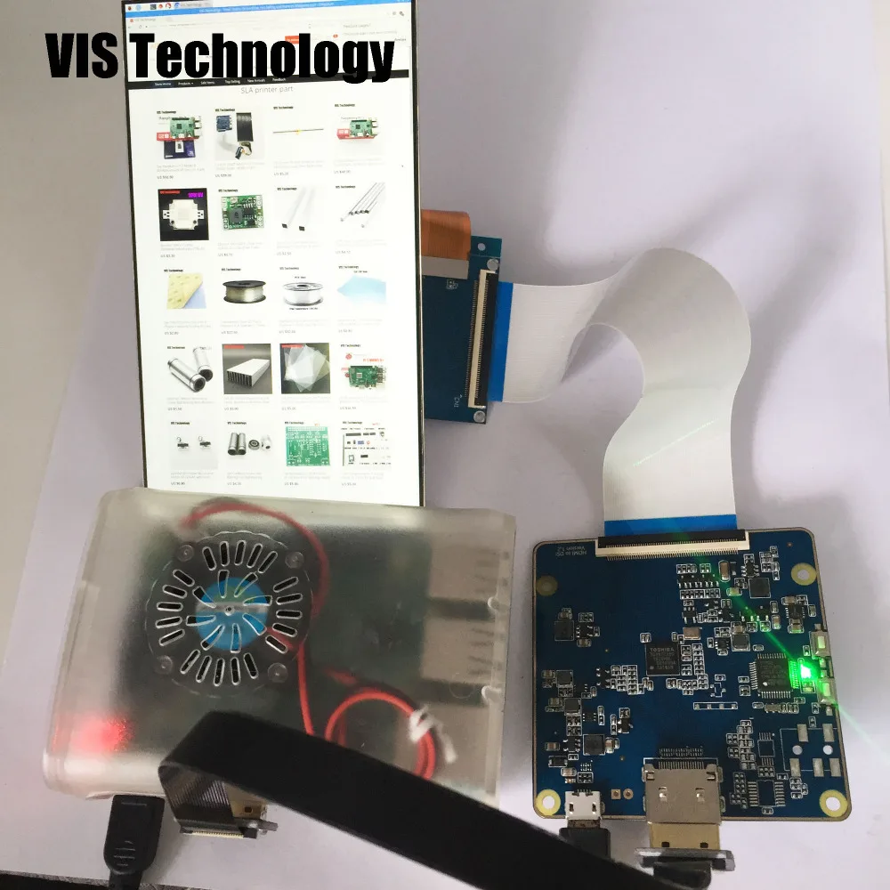 ЖК-экран LS055R1SX03 + 5 дюйма 2560*1440 2K HDMI к MIPI контроллер драйвера V1.2 для замены