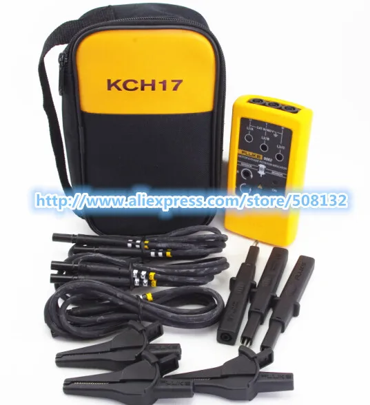 Fluke 9062 с мягким корпусом KCH17 мотор и индикатор вращения фазы тестер 400 В|fluke 9062|fluke