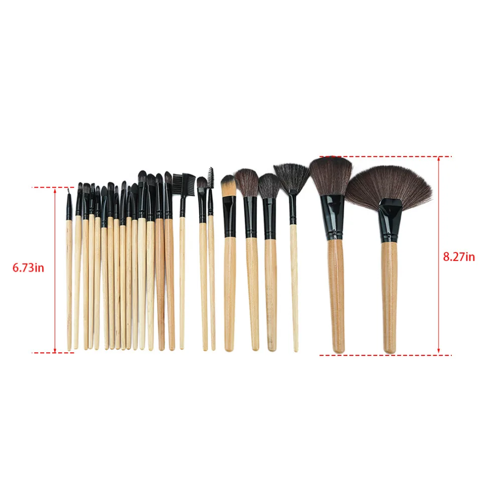 Beauty Professional Makeup Brushes Concealer Fashion 24pcs Cosmetic +15 Color Platte + Sponge Puff Set | Красота и здоровье