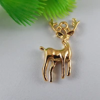 20piecesman creative elk jewelry pendant deer necklace pendant animal bracelet charms handmade crafts jewelry findings 51834
