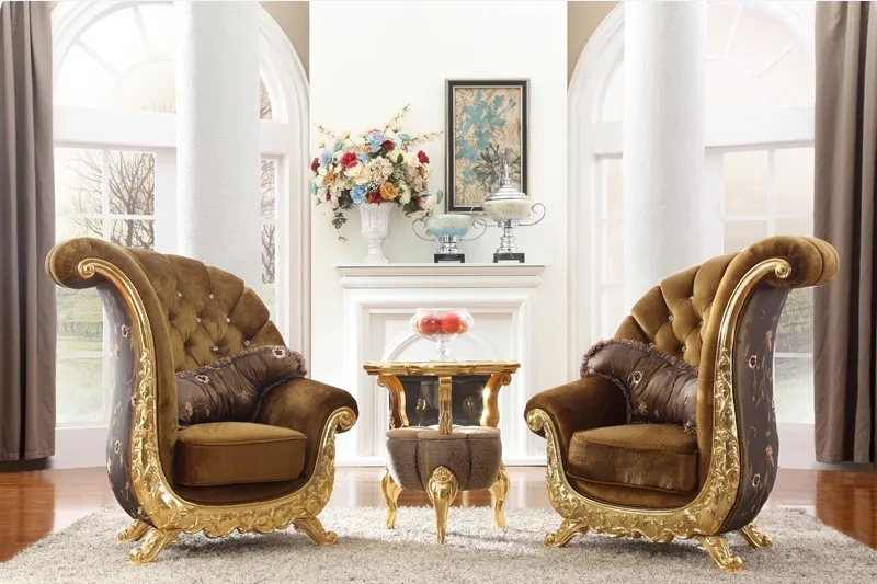 Европейский классический диван стул для гостиной деревянный стул|sofa chair|classic