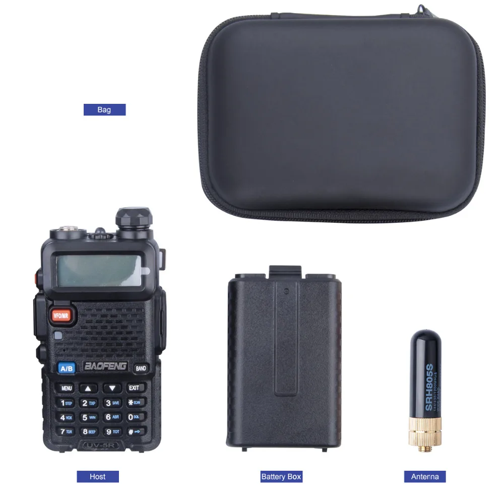 Baofeng UV-5R портативная рация портативная версия UV 5R CB радиостанция короткая антенна двухдиапазонная VHF UHF 5 Вт UV5R Ham двухстороннее радио