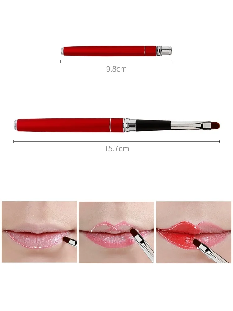 Xuemali Professional Portable 1PC Makeup Lip Brush Retractable Comestic Make Up for Travel 2 colors choose | Красота и здоровье