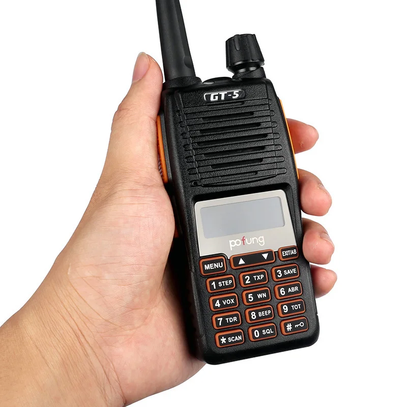 Baofeng GT-5 VHF/UHF 136-174/400-520 МГц Двухдиапазонная PTT FM Любительская Двусторонняя