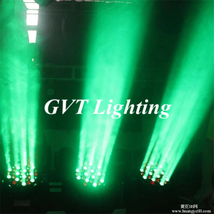 4 шт./лот led Луч движущаяся головка 36*3 Вт wash rgbw движущийся луч сценический эффект