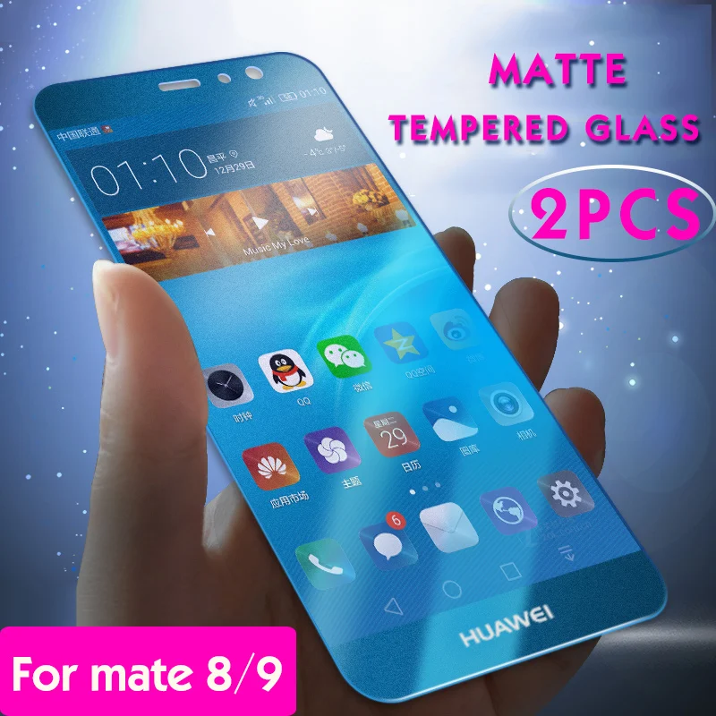 IIRROONN закаленное стекло для Huawei mate 8/9/Mate 9/8|Защитные стёкла и плёнки телефонов| |