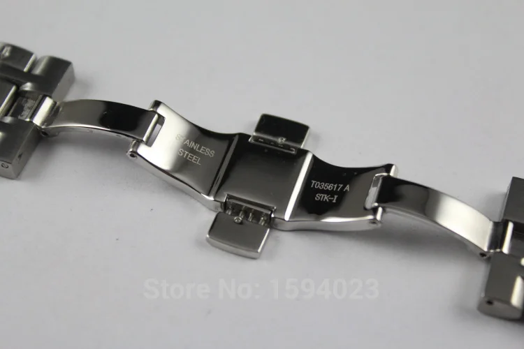 23mm T035617 T035439A New Watch Parts Male Solid Stainless steel bracelet strap Watch Bands For T035