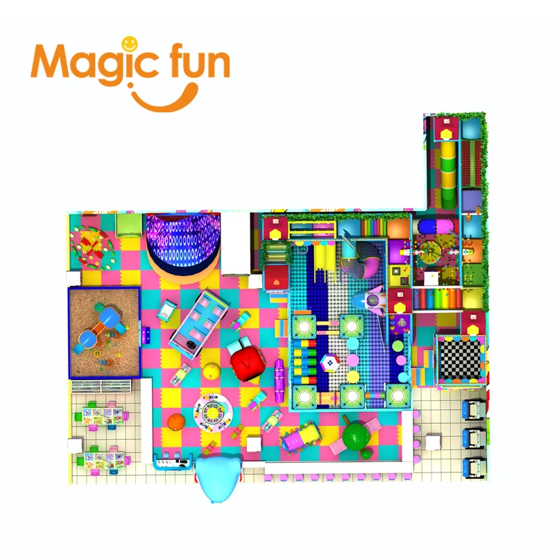MAGICFUN парк детский внешний развлекательный центр горки для детей детская игровая площадка|Детская площадка|