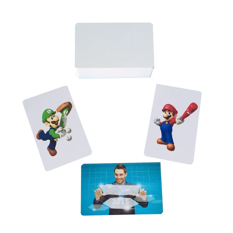 

White Blank Card 10Pcs/Pack PVC Smart Card Tag 10 x CR80 .30 Mil Graphic Quality Blank White PVC Credit Card ID Card With Chip