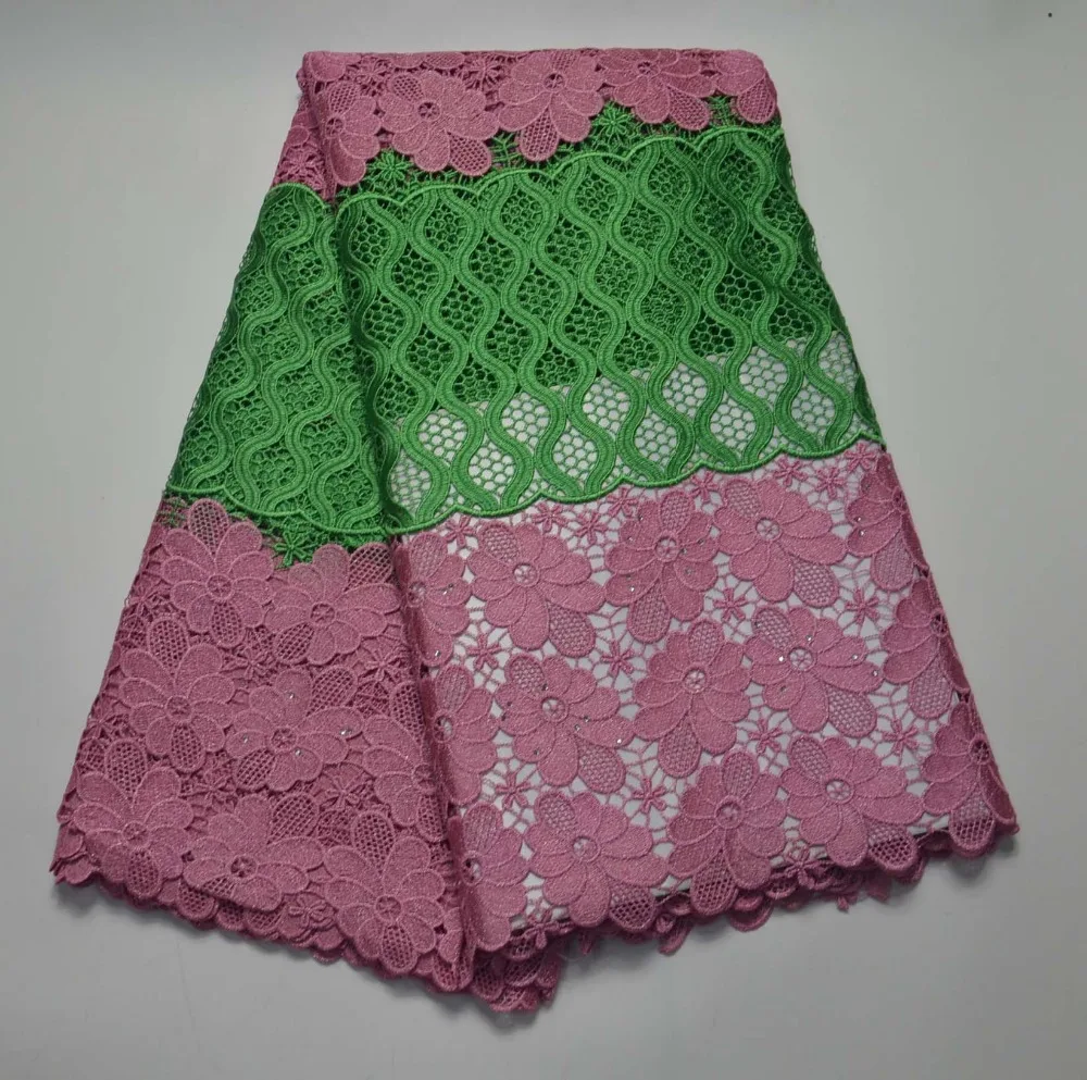 Гипюр Французский Шнурок Ткани высокого качества африканская ткань шнурка для