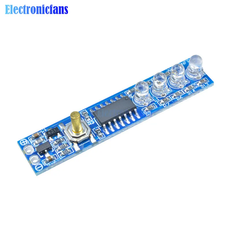Индикатор емкости литиевой батареи 1S/2S/3S/4S светодиодный дисплей индикатор уровня