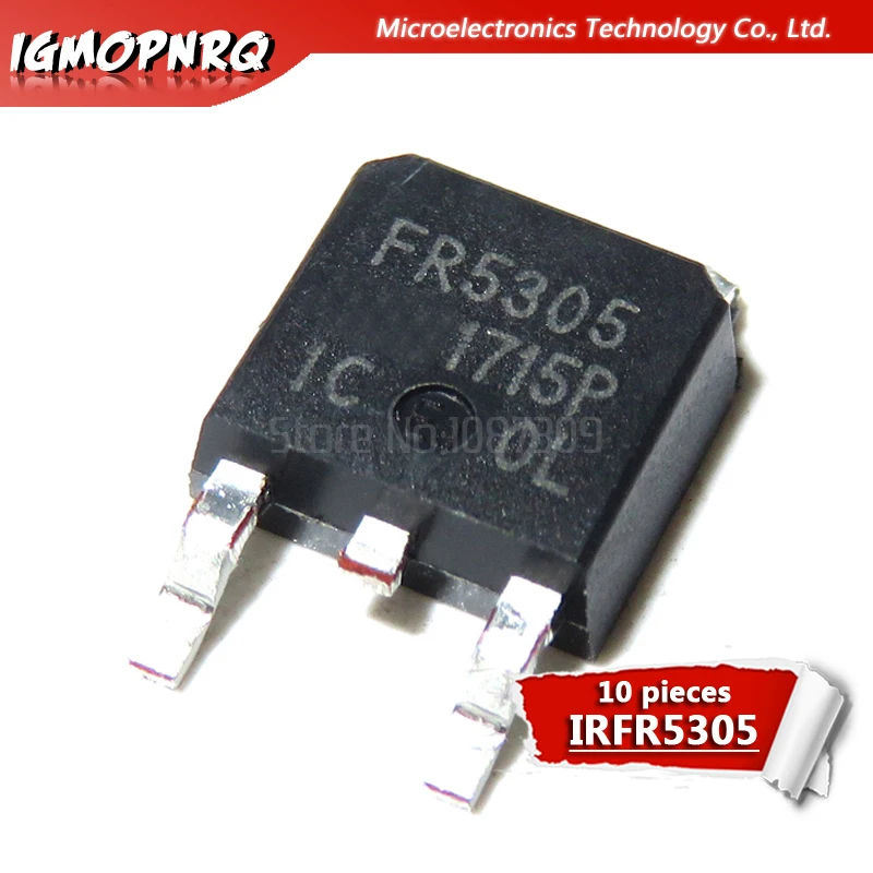 

10 шт. IRFR5305TRPBF TO252 IRFR5305 TO-252FR5305 Новый и оригинальный