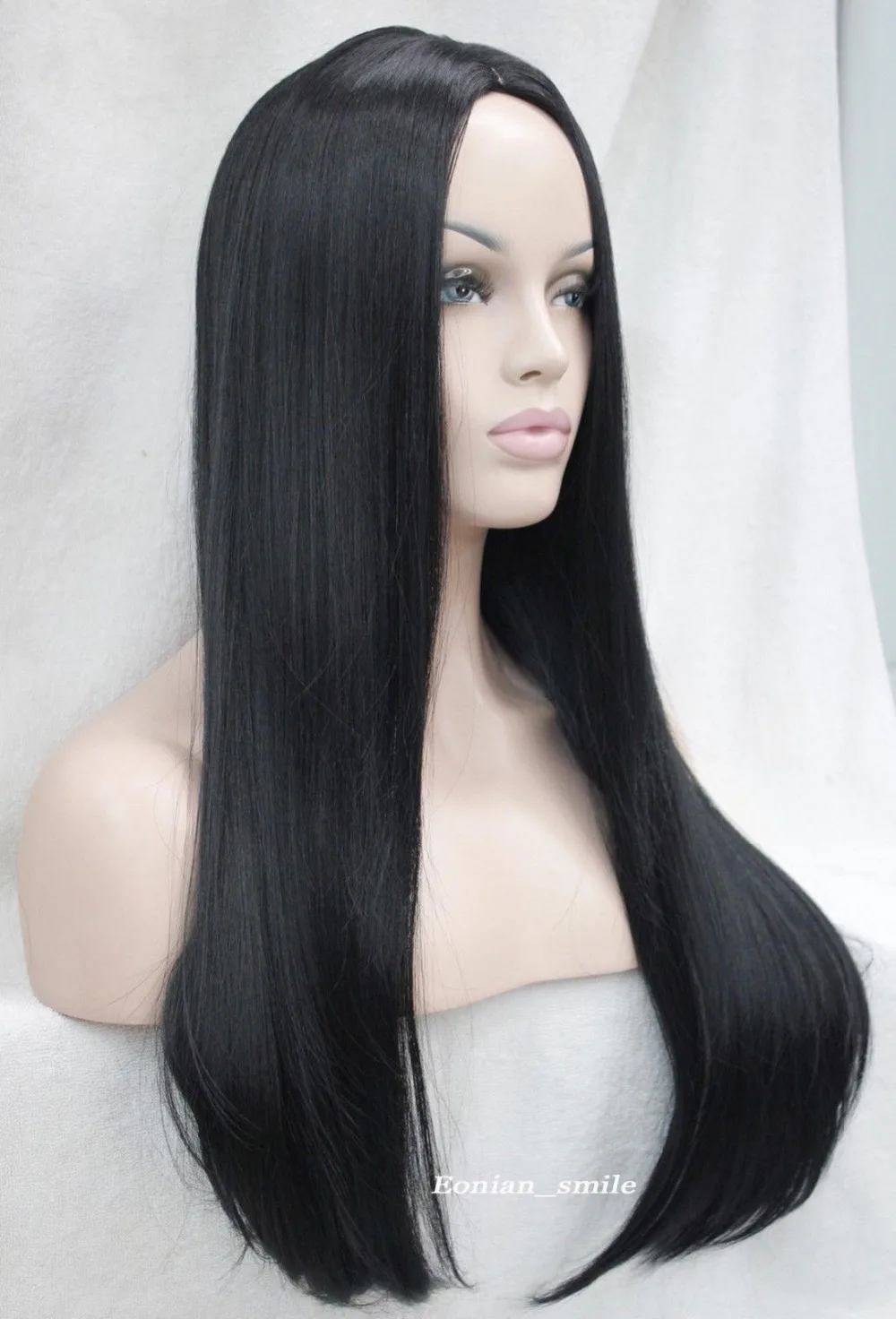 СВОБОДНЫЙ КОРАБЛЬ&gt&gt&gt Мода Стильный Черный Длинный Прямой Средней Части