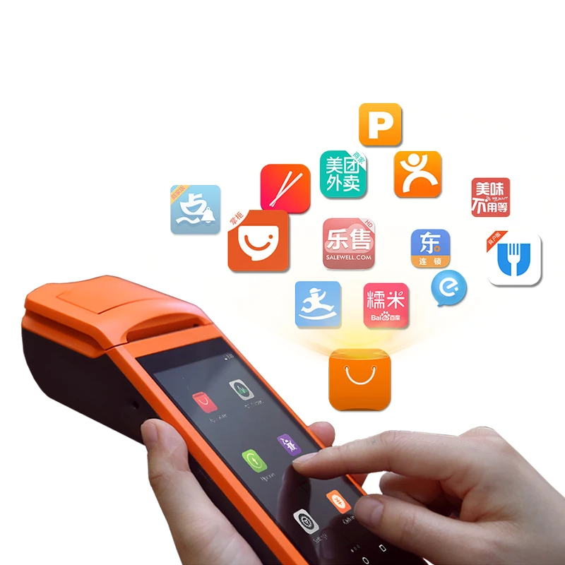 Android 6 0 1 ГБ Ram пос терминал принтер WIFI Bluetooth GPRS мини планшет POS машина с устройство