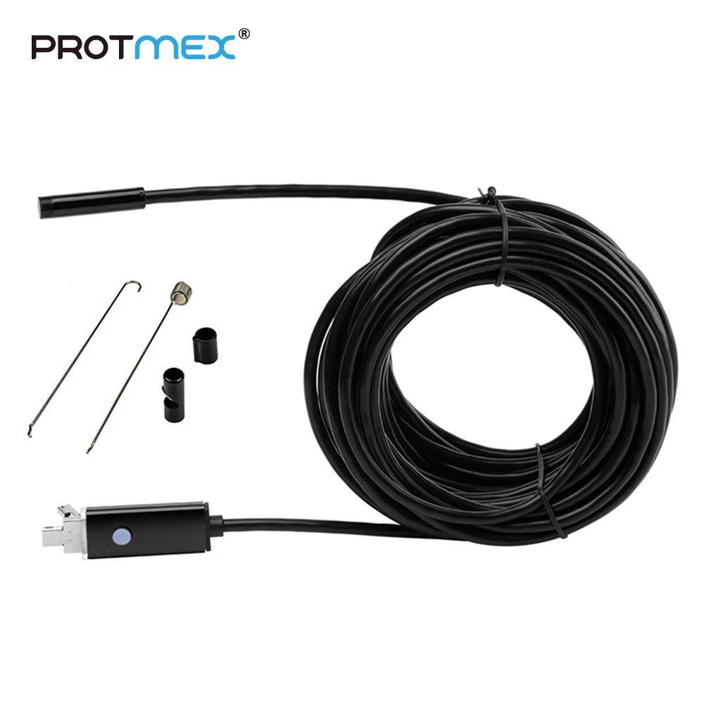 AN99-5.5mm-10M AN99 5,5 мм 6 светодиодный ПК Android эндоскоп 2 м/5 м/10 м USB бороскоп Мобильный объектив для Andriod - Цвет: AN99-5.5mm-10M