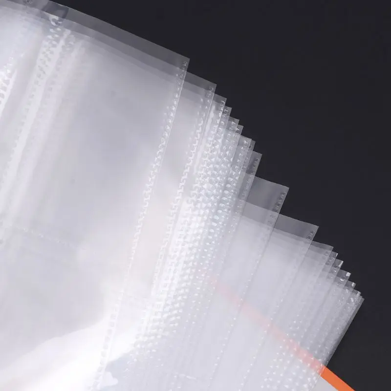 Съемный 9-карман пустой связующего серебрянная серии страница протектор для