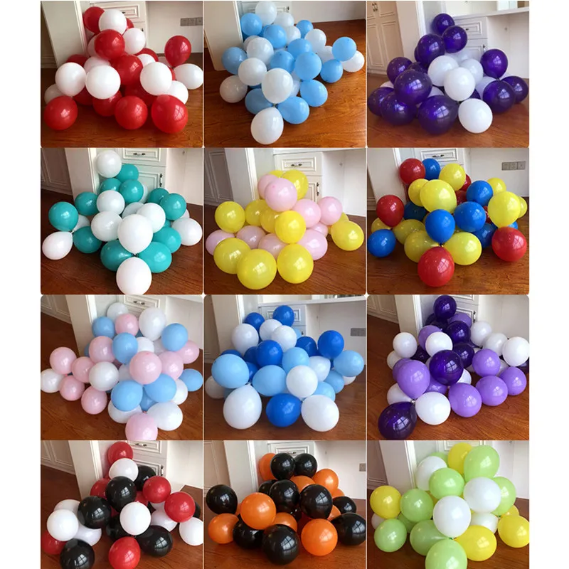 10 шт 12 дюймов коричневый матовый воздушных шаров из латекса надувные Globos