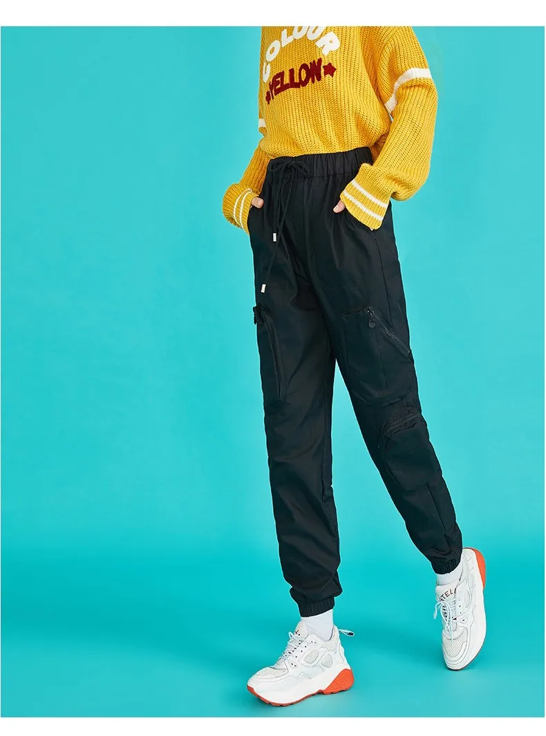 Toyouth New Autumn Loose Casual Pants Women Stylish Harajuku Brief Fashion Trousers BF Style Pantalones Mujer Cargo Pants
