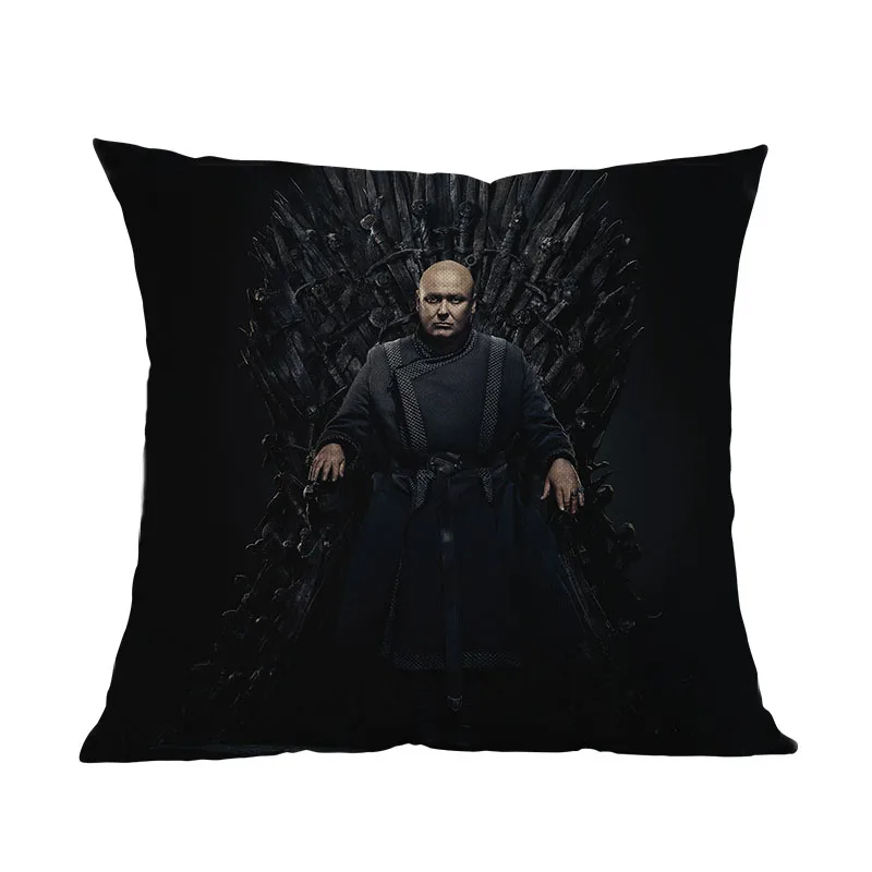 Varys Темный цвет Игра престолов 8 символов Дейенерис Джон Сноу Железный Трон наволочка для дома диван стул украшение автомобиля чехлы для подушек - Цвет: Varys