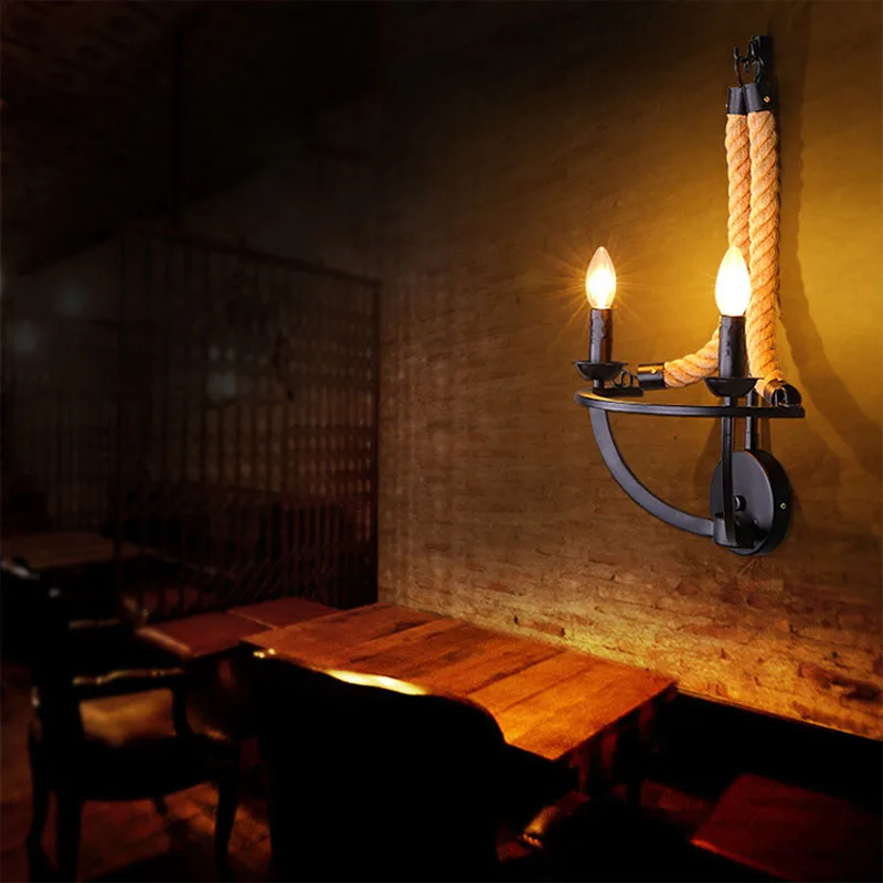 Бесплатная доставка скандинавские Модные Винтажные лампы в рустикальном стиле