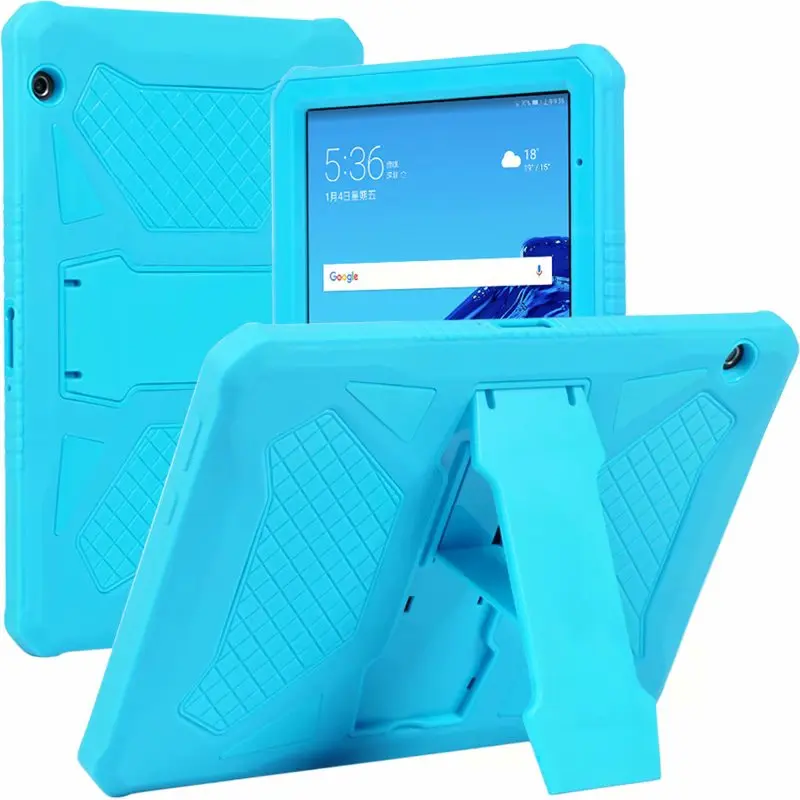 Чехол из поликарбоната для huawei MediaPad T5 10 10," Чехол, сверхмощная броня, противоударный силиконовый чехол для huawei T5 10 AGS2-W09/L09/L03/W19 чехол+ подставка для ручек