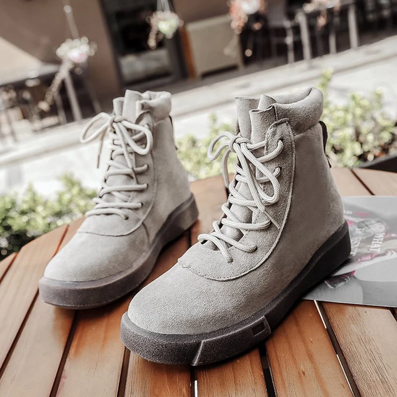 Женские флоковые ботинки на платформе со шнуровкой новинка 2019 года женские