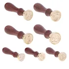 Воск для запечатывания серии Love, оригинальный воск, штамп, буква алфавита R, ретро дерево, Искусственная елка, декоративная почтовая печать