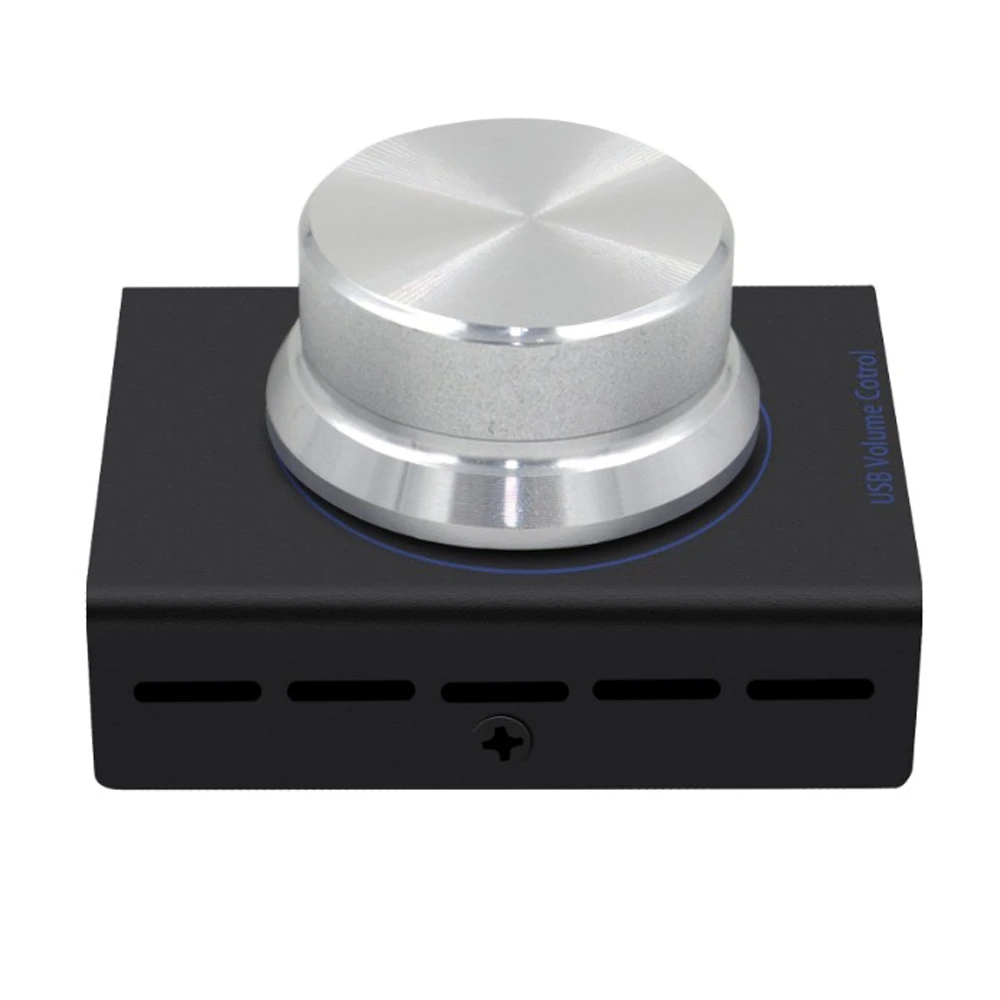 Алюминиевый USB динамик с регулировкой громкости для ПК|Звуковые карты| |