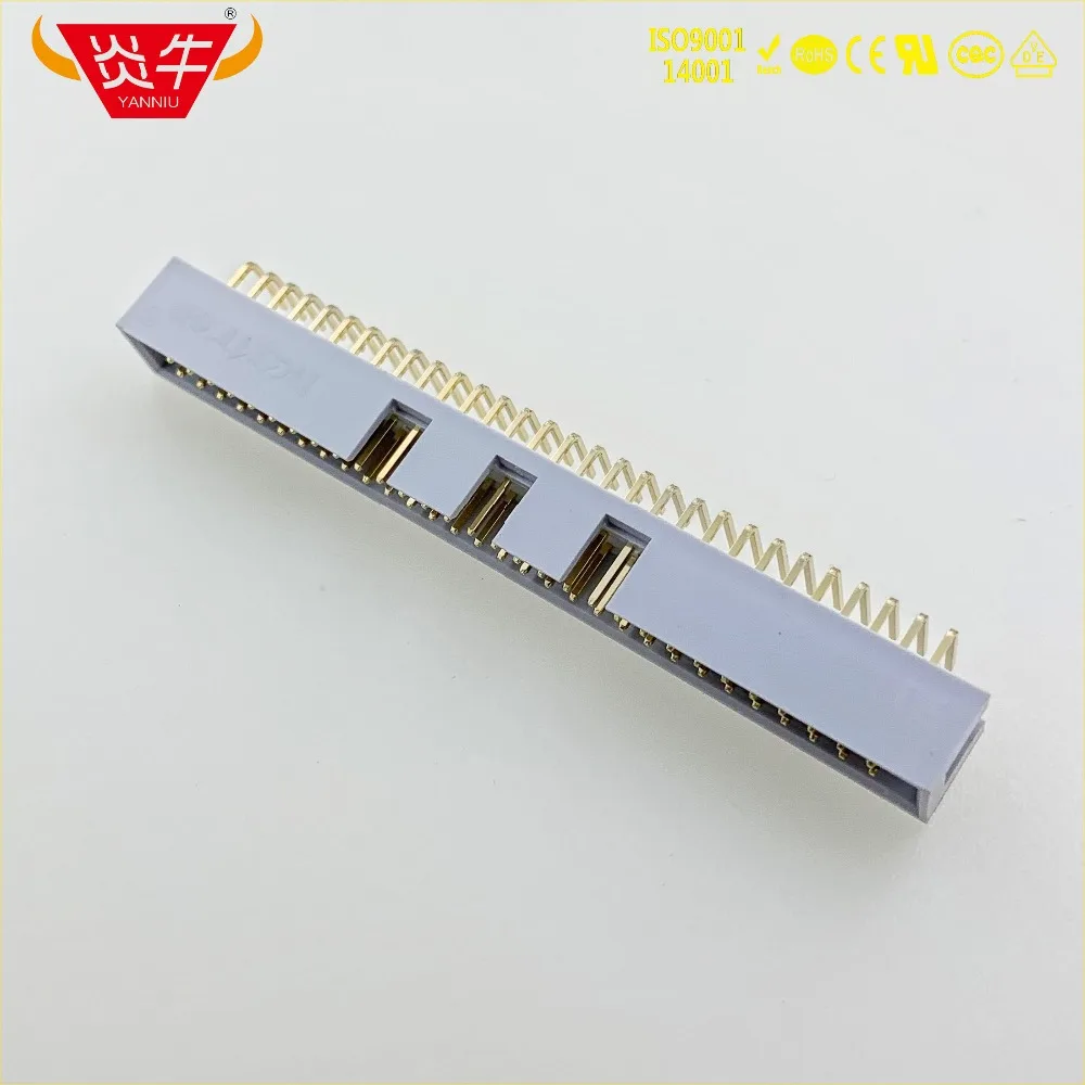 DC3 60P серый белый 60PIN IDC гнездо коробка 2 54 мм шаг заголовок правый угол соединитель