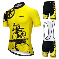 weimostar 2021 pro team cycling jersey set men mountain bike clothing summer mtb bicycle wear clothes anti uv cycling clothing