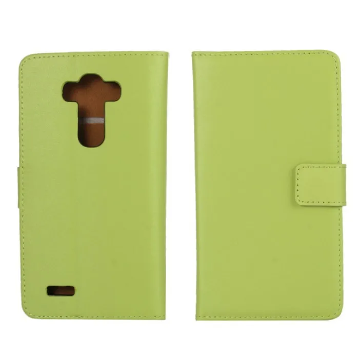 Черный высококачественный чехол-бумажник из натуральной кожи для LG G4 с