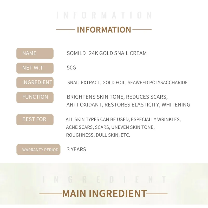 Улитка отбеливание против старения эфирное масло для ухода за кожей морщин