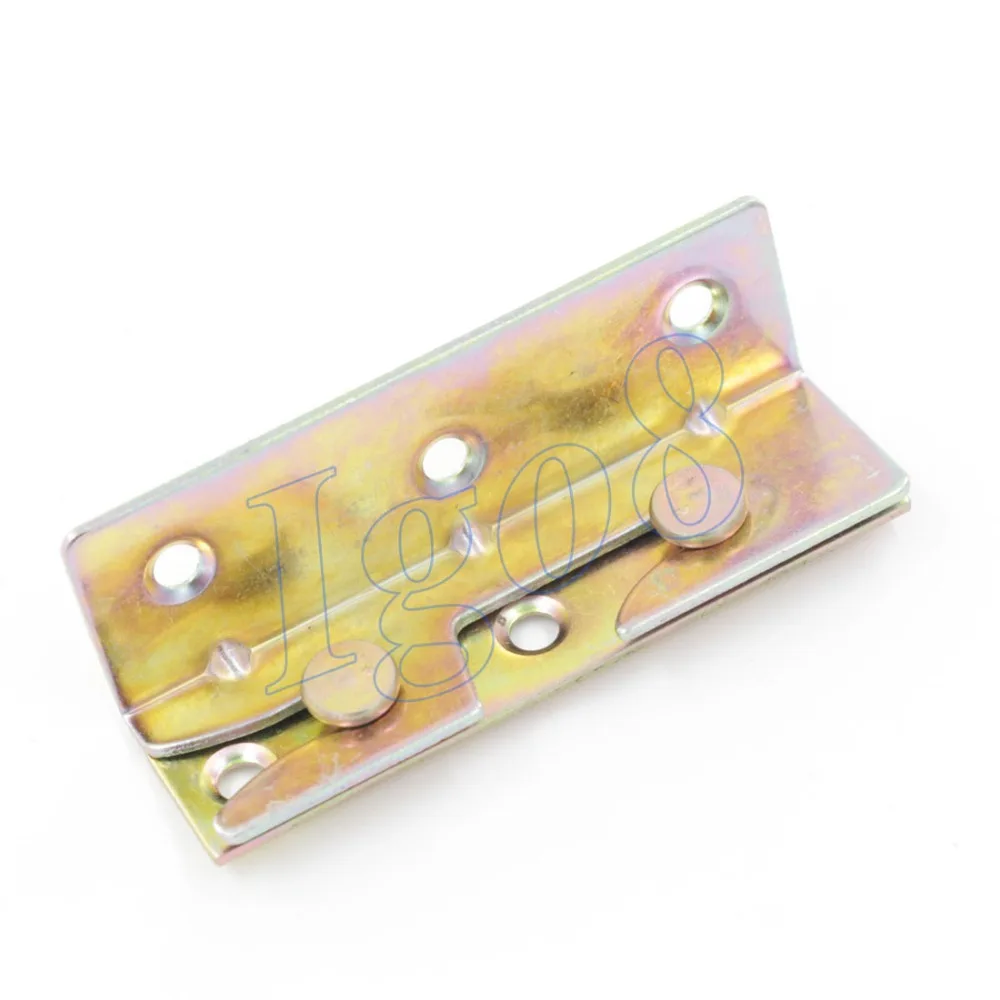 4 комплекта дюймовых мебельных шарнирных соединителей для кровати латунный