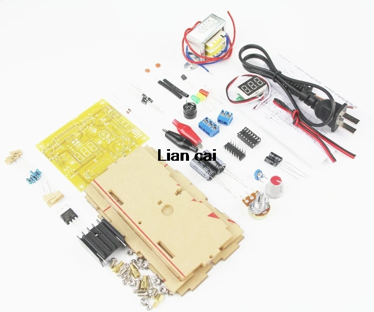 Diy-комплект LM317 Регулируемый блок питания от 220 В до 1 25 в-12 5 в модуль PCB платы