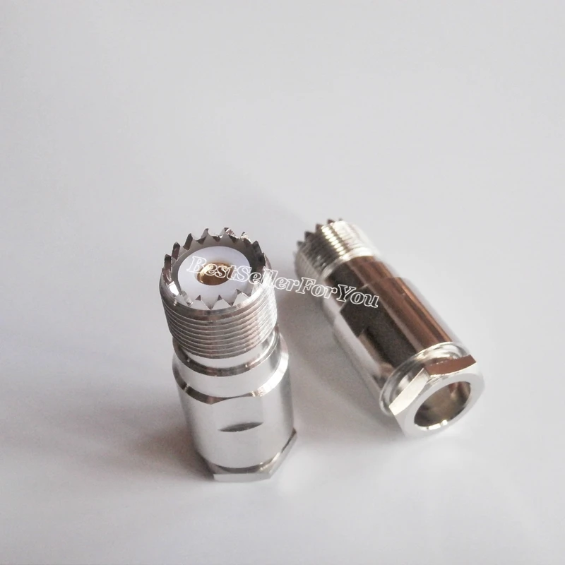 10 шт. UHF SO239 PL259 гнездовой разъем зажим для кабеля RG8 RG165 RG213 LMR400 RG8412|clamp connector|clamps