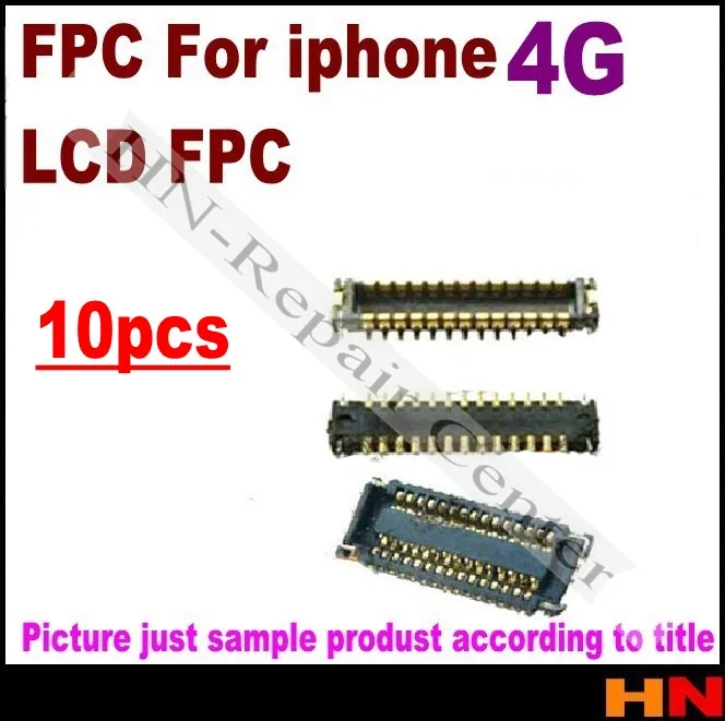 Разъем FPC для iPhone 4 4g 10 шт. ЖК-экран на материнской плате гибкие кабели | Мобильные