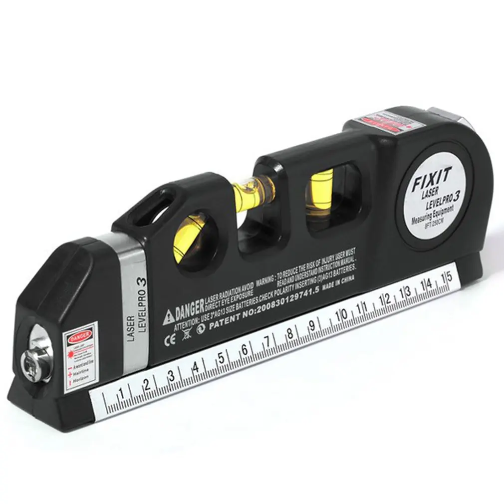 Multifunction Laser Level Horizon Vertical Measure 8FT Aligner Standard Metric Rulers Multipurpose | Инструменты